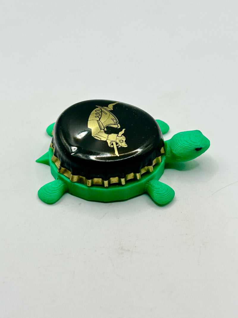 Gulden Draak Beer (Belgium) - Bottle Cap Magnet Turtle Shell Shocked Art