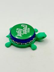 Rolling Rock Light - Bottle Cap Magnet Turtle (Copy) Shell Shocked Art