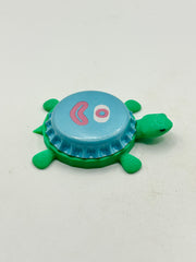 Booth Brewing (Light Blue) - Bottle Cap Magnet Turtle Shell Shocked Art