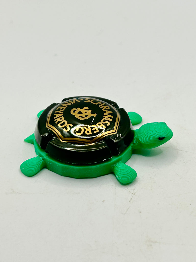 Schramsberg Vineyards (Dark Green) - Bottle Cap Magnet Turtle Shell Shocked Art