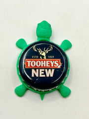 Tooheys New - Bottle Cap Magnet Turtle Shell Shocked Art