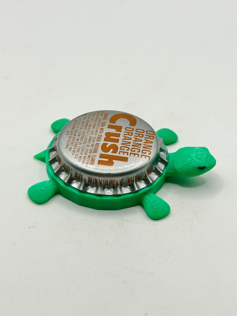 Orange Crush Soda (Vintage Variation 3)- Bottle Cap Magnet Turtle Shell Shocked Art