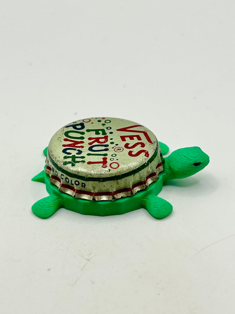 Vess Fruit Punch (Vintage) - Bottle Cap Magnet Turtle Shell Shocked Art