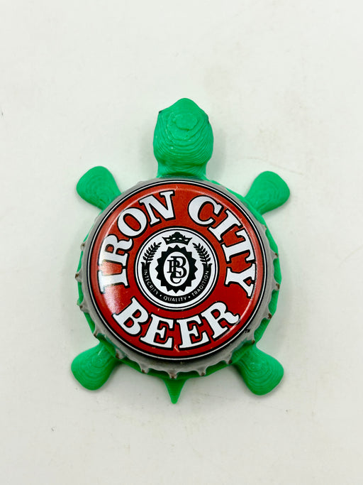 Iron City Brewery - Bottle Cap Magnet Turtle (Copy) Shell Shocked Art