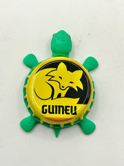 Cervesa Guineu (Spain) - Bottle Cap Magnet Turtle (Copy) Shell Shocked Art