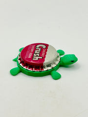 Crush Cherry Soda (Vintage 2) - Bottle Cap Magnet Turtle Shell Shocked Art