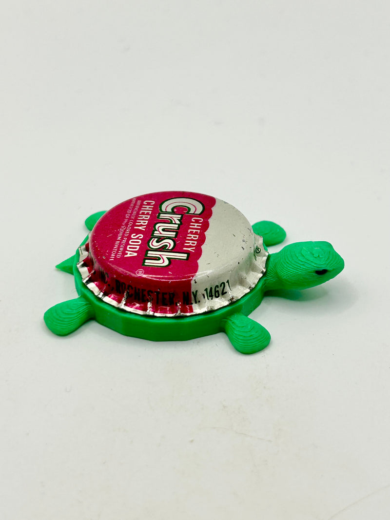 Crush Cherry Soda (Vintage 2) - Bottle Cap Magnet Turtle Shell Shocked Art