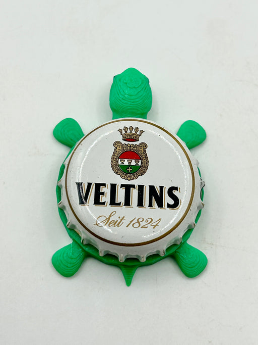 Veltins (Germany) - Bottle Cap Magnet Turtle Shell Shocked Art