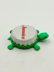 Jamnica Mineral Water - Bottle Cap Magnet Turtle Shell Shocked Art