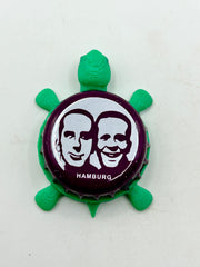 Fritz Cola (Hamburg, Purple) - Bottle Cap Magnet Turtle Shell Shocked Art
