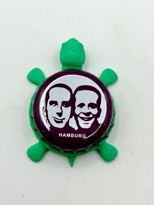 Fritz Cola (Hamburg, Purple) - Bottle Cap Magnet Turtle Shell Shocked Art