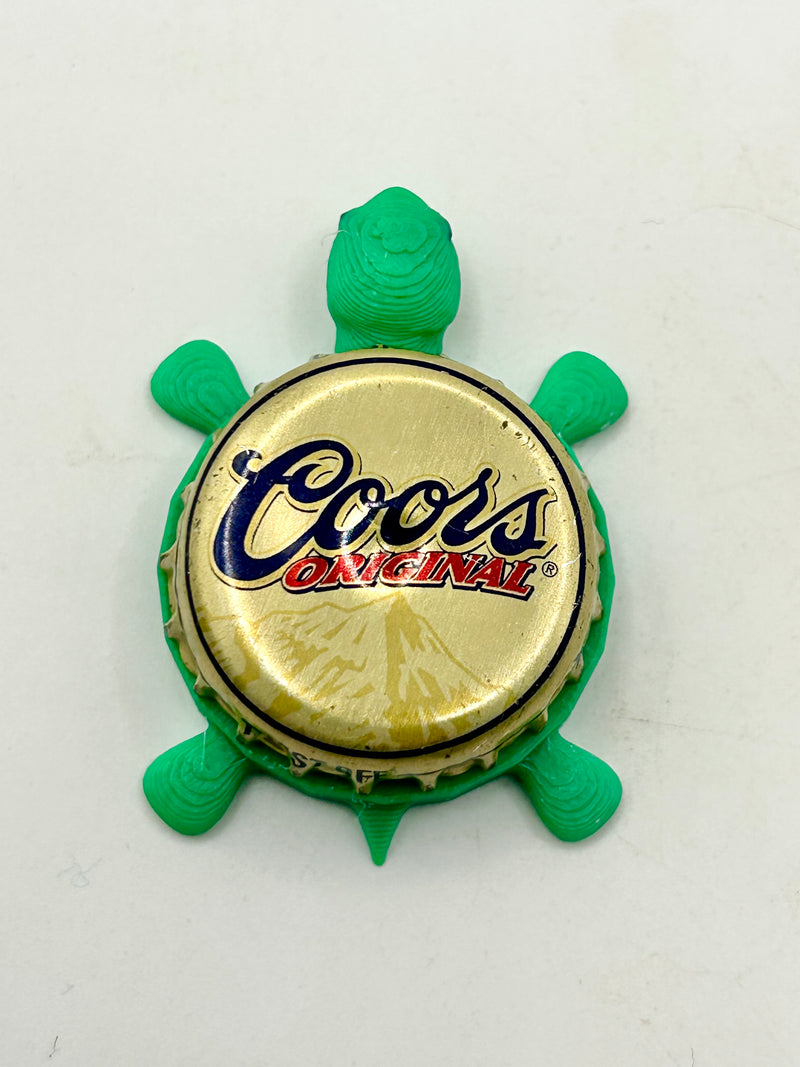 Coors Original - Bottle Cap Magnet Turtle (Copy) Shell Shocked Art