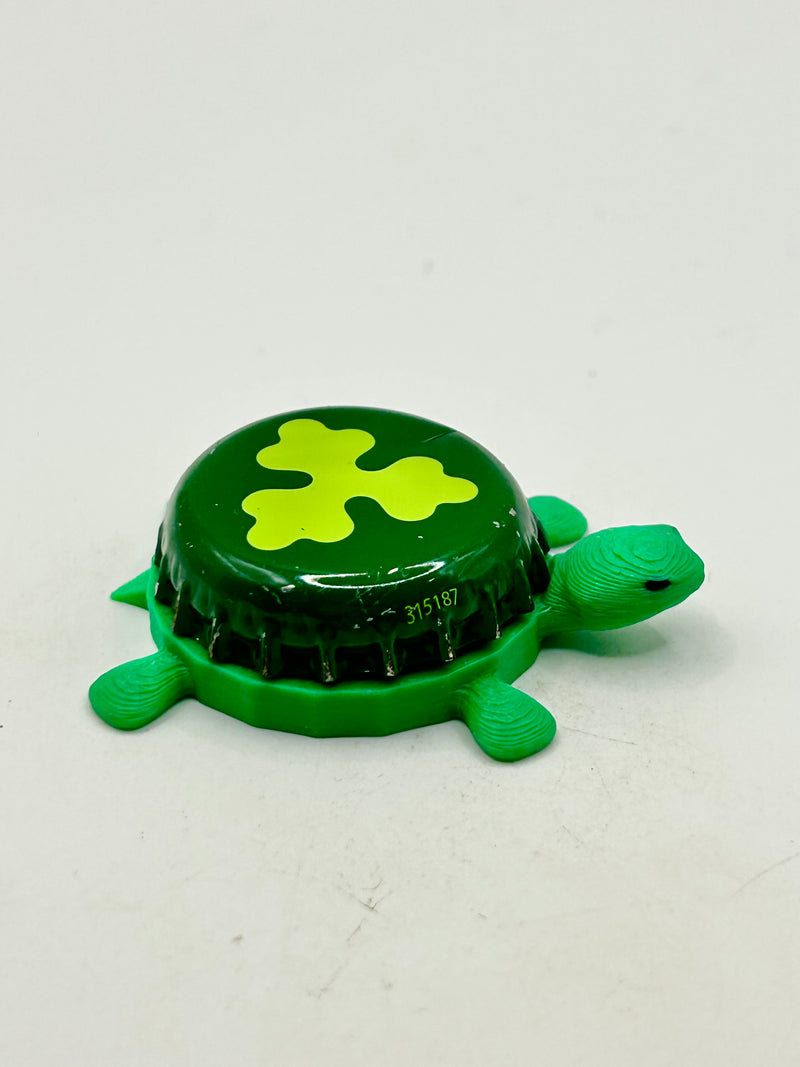 Carlsberg Logo (Light Green) - Bottle Cap Magnet Turtle Shell Shocked Art