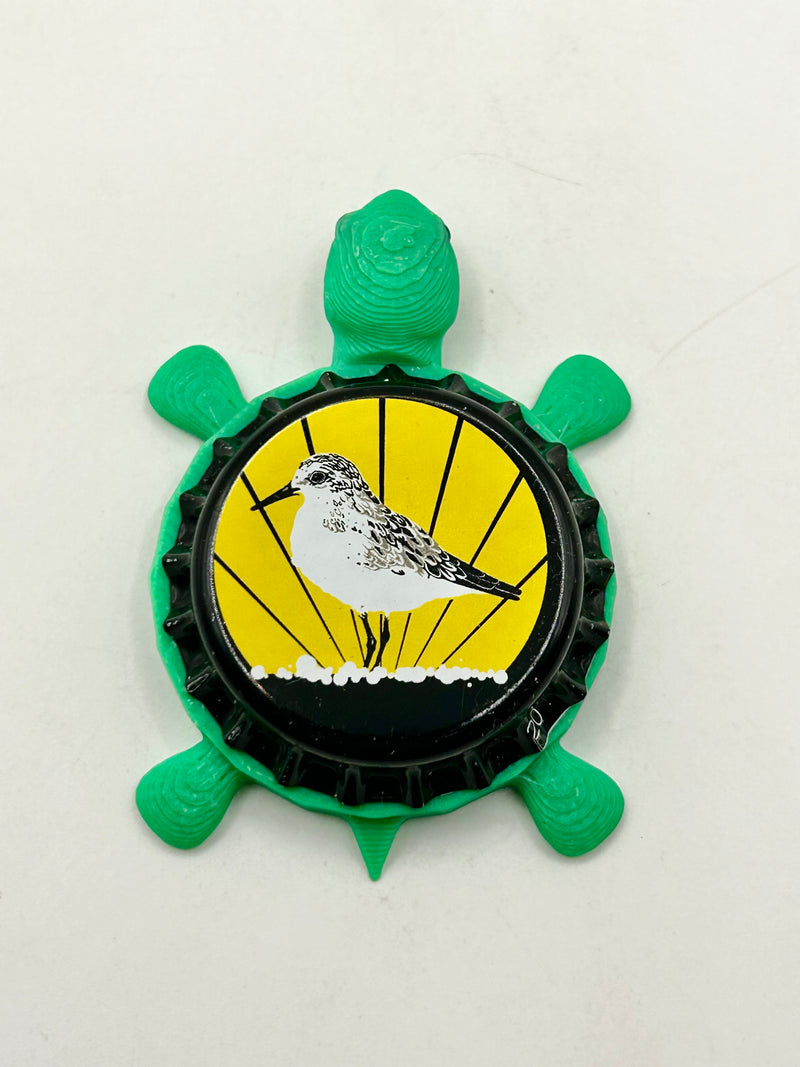 Terschellinger Bierbrouwerij Schoemrakker - Bottle Cap Magnet Turtle Shell Shocked Art
