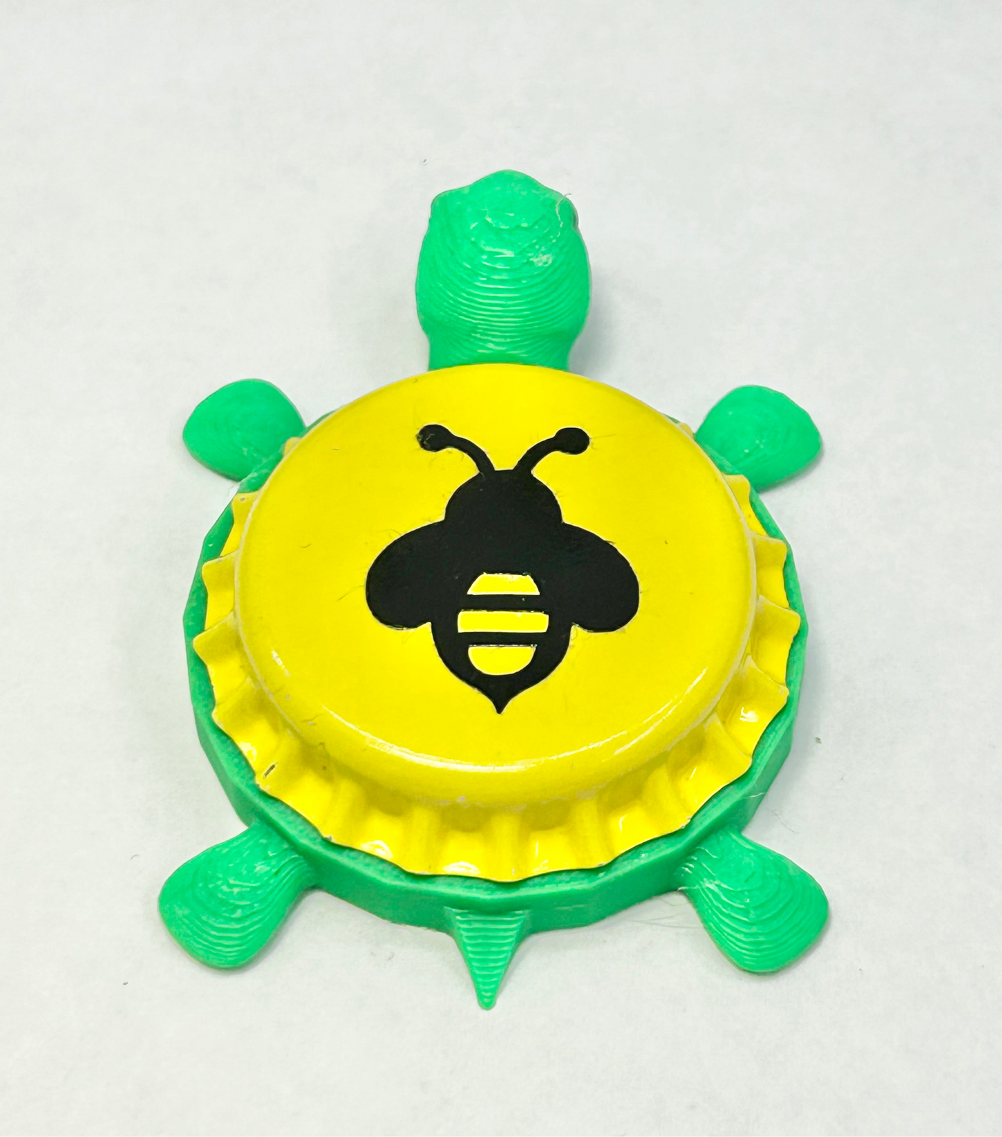 Bumblebee - Bottle Cap Magnet Turtle