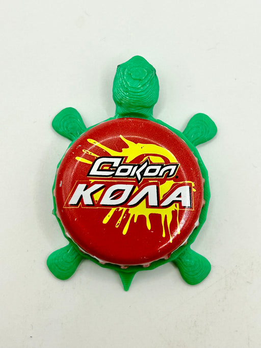 Falcon Mojito, Red (Russia, Сокол мохито)- Bottle Cap Magnet Turtle Shell Shocked Art