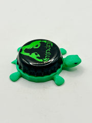 Lupulus Organicus (Green) - Bottle Cap Magnet Turtle (Copy) Shell Shocked Art