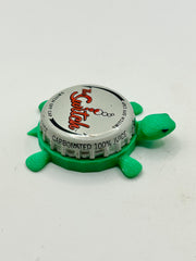 The Switch (Bubbles Variation) - Bottle Cap Magnet Turtle Shell Shocked Art