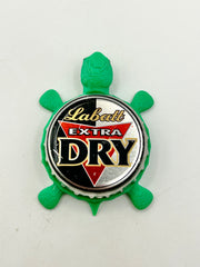Labatt Extra Dry - Bottle Cap Magnet Turtle (Copy) Shell Shocked Art