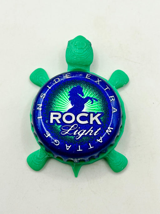 Rolling Rock Light (Horse) - Bottle Cap Magnet Turtle Shell Shocked Art