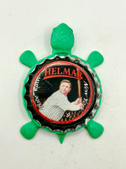 Babe Ruth, Helmar Brewing Big League Brew (#9, Rare) - Bottle Cap Magnet Turtle Shell Shocked Art