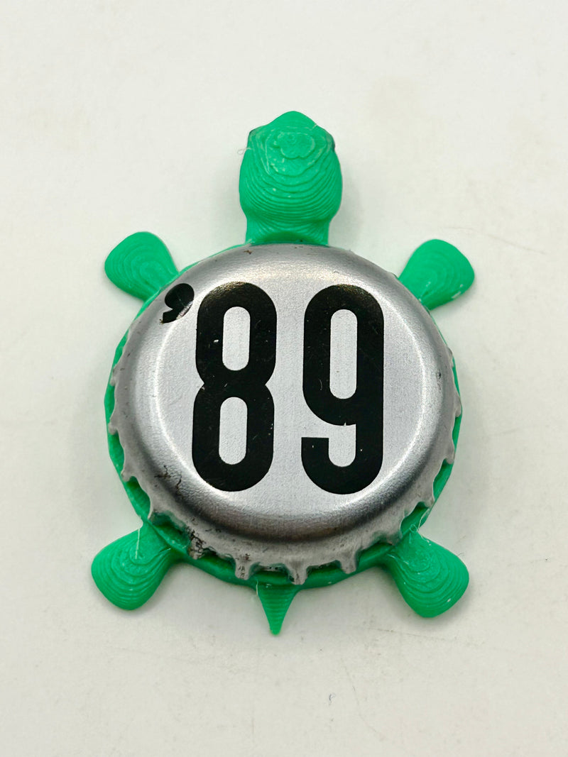 Karl Strauss Brewing (‘89) - Bottle Cap Magnet Turtle Shell Shocked Art