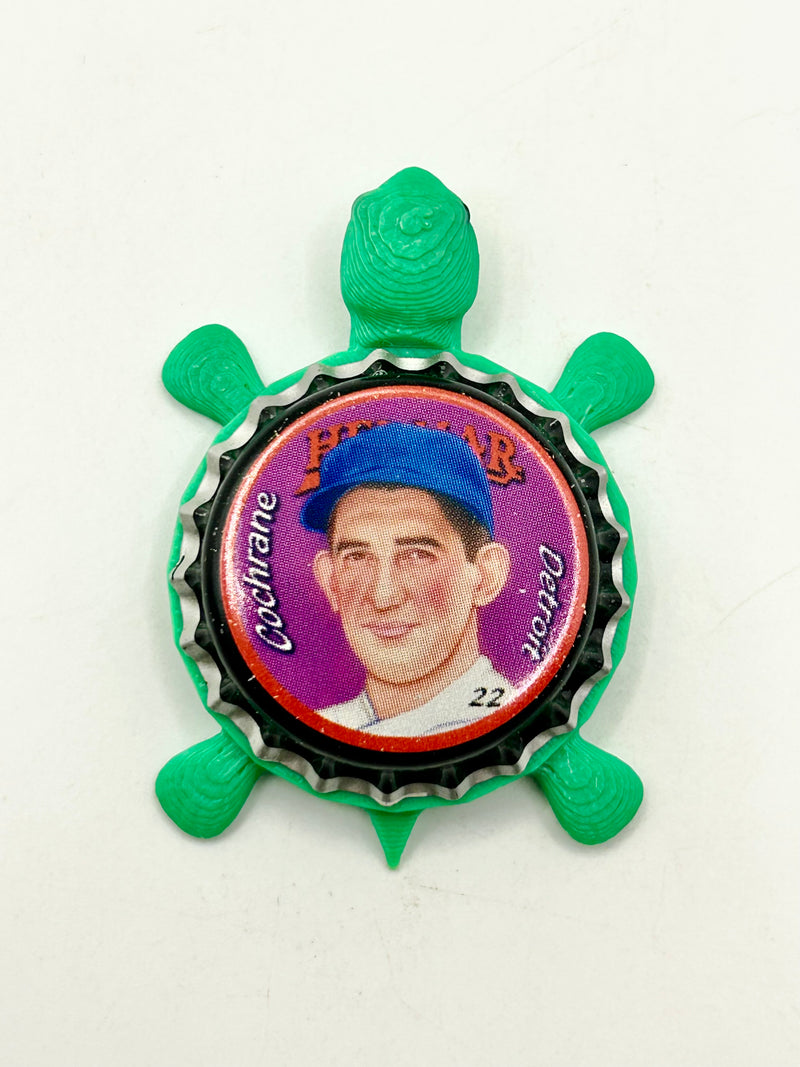 Mickey Cochrane, Helmar Brewing Big League Brew (#22) - Bottle Cap Magnet Turtle Shell Shocked Art