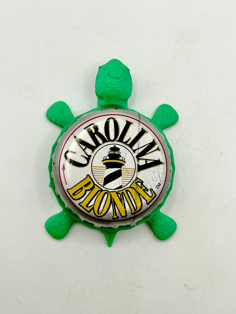 Carolina Blonde - Bottle Cap Magnet Turtle Shell Shocked Art