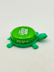 Bud Light Lime (Variation 2) - Bottle Cap Magnet Turtle (Copy) Shell Shocked Art