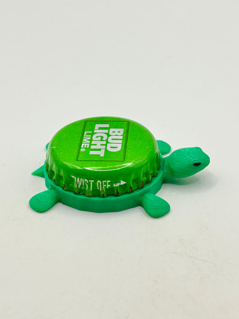 Bud Light Lime (Variation 2) - Bottle Cap Magnet Turtle (Copy) Shell Shocked Art