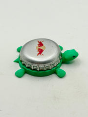 Red Bull Energy Drink (Silver) - Bottle Cap Magnet Turtle (Copy) Shell Shocked Art