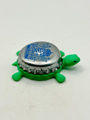 Hofbrau Bavaria - Bottle Cap Magnet Turtle Shell Shocked Art