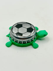Soccer Ball (Futbol) - Bottle Cap Magnet Turtle (Copy) Shell Shocked Art