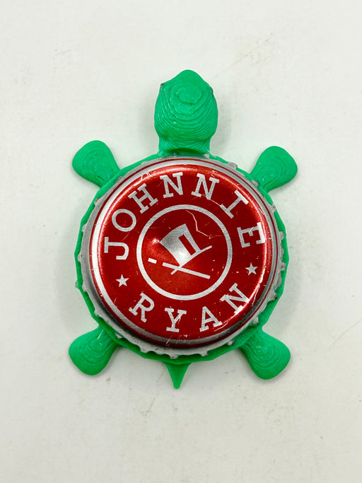 Johnnie Ryan Soda (Red) - Bottle Cap Magnet Turtle Shell Shocked Art