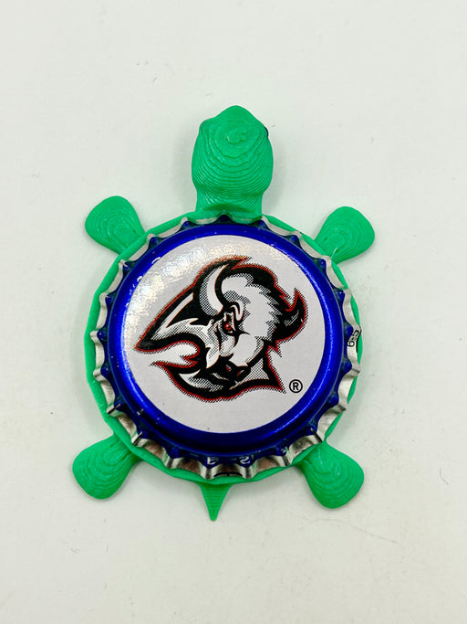 Buffalo Sabres - Bottle Cap Magnet Turtle Shell Shocked Art
