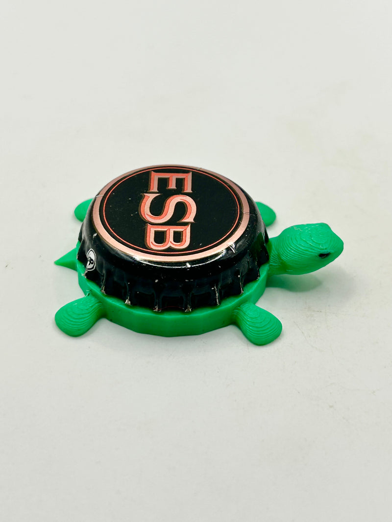 ESB, Black (United Kingdom) - Bottle Cap Magnet Turtle (Copy) Shell Shocked Art