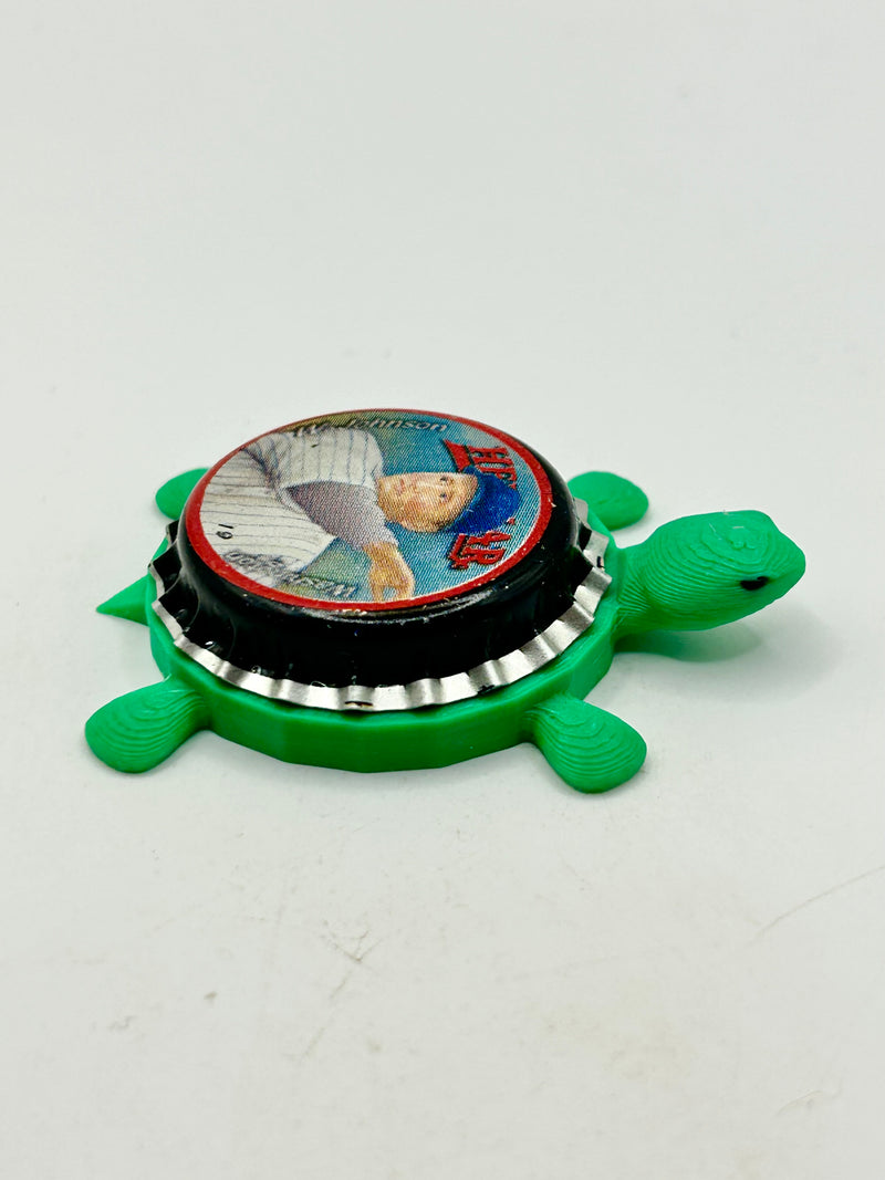 Walter Johnson, Helmar Brewing Big League Brew (#19) - Bottle Cap Magnet Turtle Shell Shocked Art