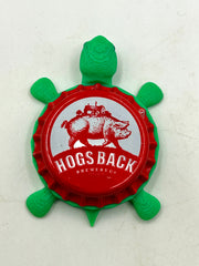 Hogs Back Brewery (United Kingdom) - Bottle Cap Magnet Turtle Shell Shocked Art