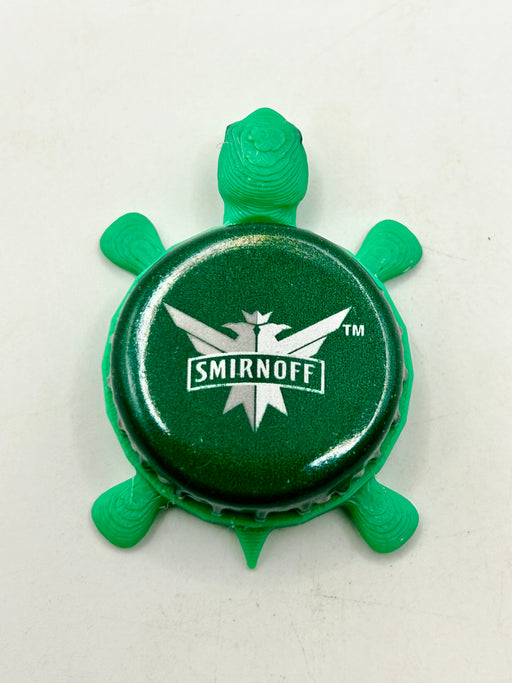 Smirnoff Eagle (Dark Green) - Bottle Cap Magnet Turtle Shell Shocked Art