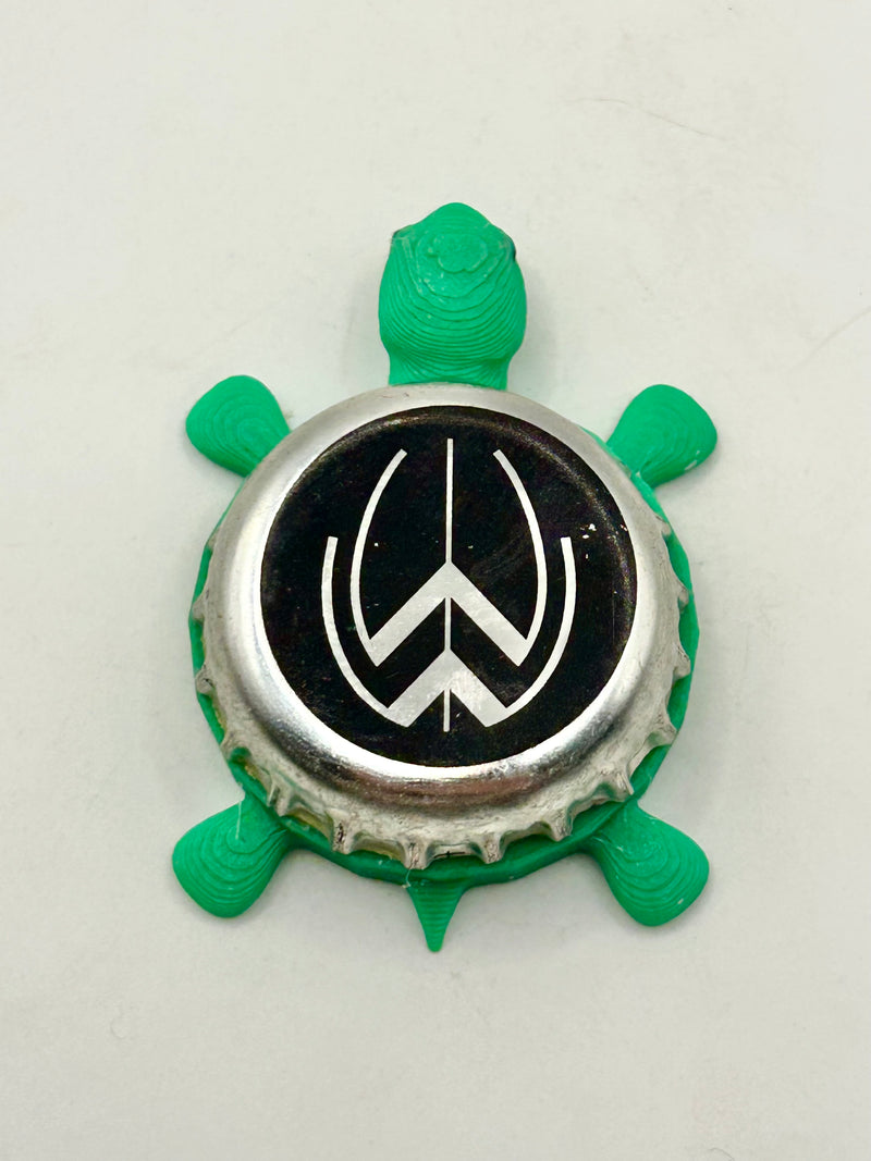 Williams Bros Brewing (Black) - Bottle Cap Magnet Turtle Shell Shocked Art