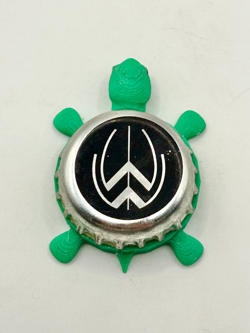 Williams Bros Brewing (Black) - Bottle Cap Magnet Turtle Shell Shocked Art