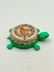 Iron Horse Black Cherry Soda - Bottle Cap Magnet Turtle Shell Shocked Art