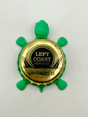 Left Coast Brewery - Bottle Cap Magnet Turtle (Copy) Shell Shocked Art
