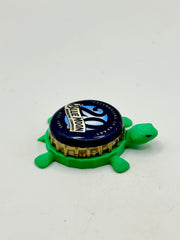 Blue Moon (20 Year Anniversary) - Bottle Cap Magnet Turtle Shell Shocked Art