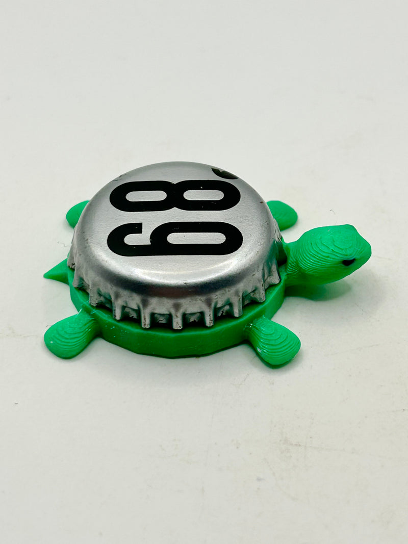 Karl Strauss Brewing (‘89) - Bottle Cap Magnet Turtle Shell Shocked Art