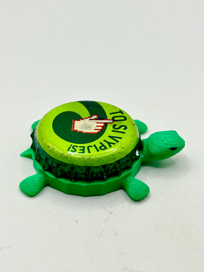Staropramen Brewery (To Si Vypijes!) - Bottle Cap Magnet Turtle Shell Shocked Art