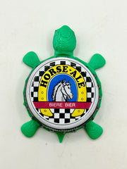 Horse Ale (Stella Artois) - Bottle Cap Magnet Turtle Shell Shocked Art