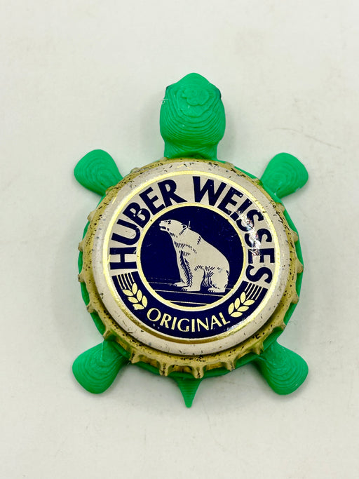 Huber Weisses (Germany) - Bottle Cap Magnet Turtle Shell Shocked Art