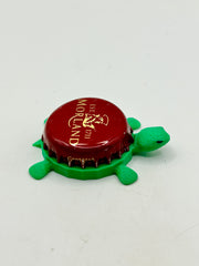 Morland Brewing (Red) - Bottle Cap Magnet Turtle Shell Shocked Art