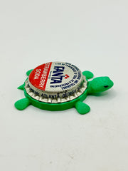 Fanta Strawberry Soda (Vintage) - Bottle Cap Magnet Turtle (Copy) Shell Shocked Art